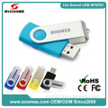 CE RoHS and FCC Custom Flash Drive USB, Promotion USB, Metal Clip Swivel USB Stick (SMS-FDP01)